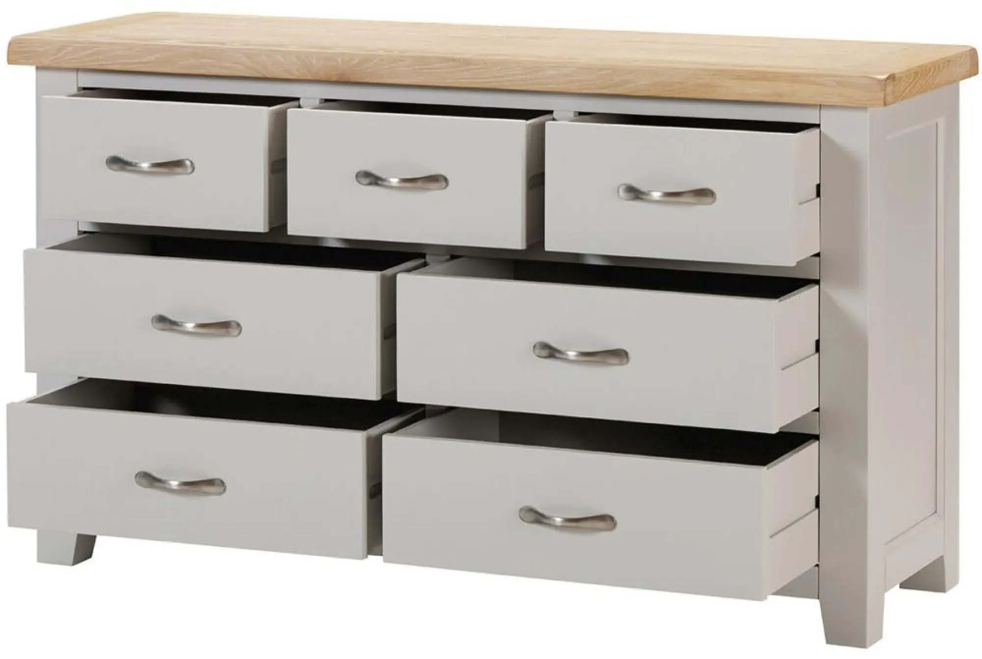 Wilmont 3+4 Drawer Chest - Moon Grey