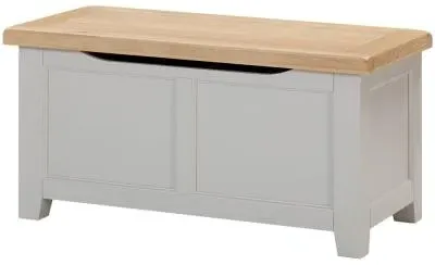 Wilmont Blanket Box - Moon Grey, Oak image