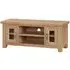 Wilmont Oak 120cm TV Unit with Storage - White