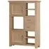 Wilmont Oak 2 Door Display Unit - Pale White Washed, Oak