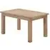 Wilmont Oak 4-8 Seater Extending Dining Table - Pale White Washed