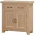 Wilmont Oak 80cm 2 Door Sideboard - Pale White Washed