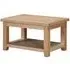 Wilmont Oak 90cm Coffee Table - White, Oak