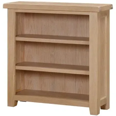 Wilmont Oak Low Bookcase - Natural, Oak image