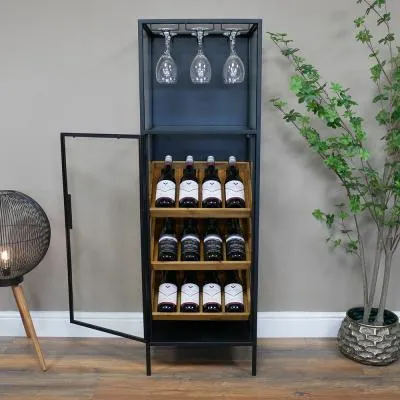 1 Door 12 Bottle Wine Cabinet
