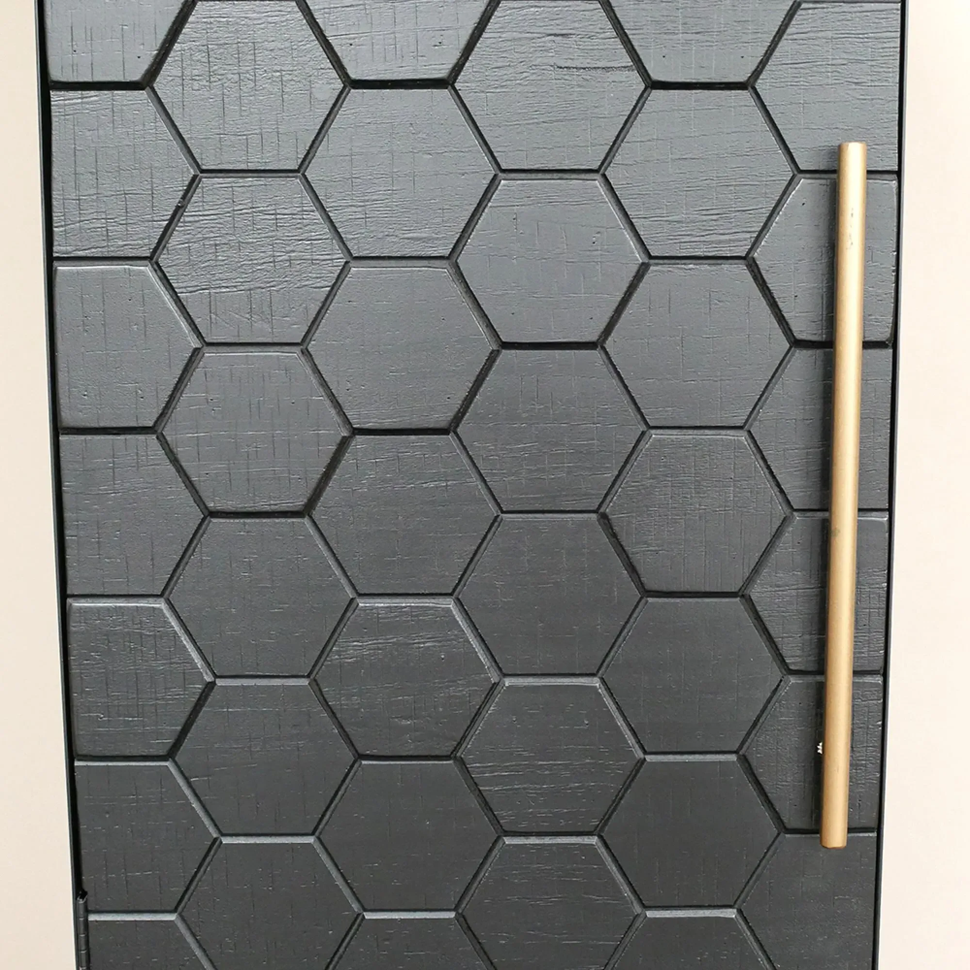 1 Door Tall Hall Cabinet - Black