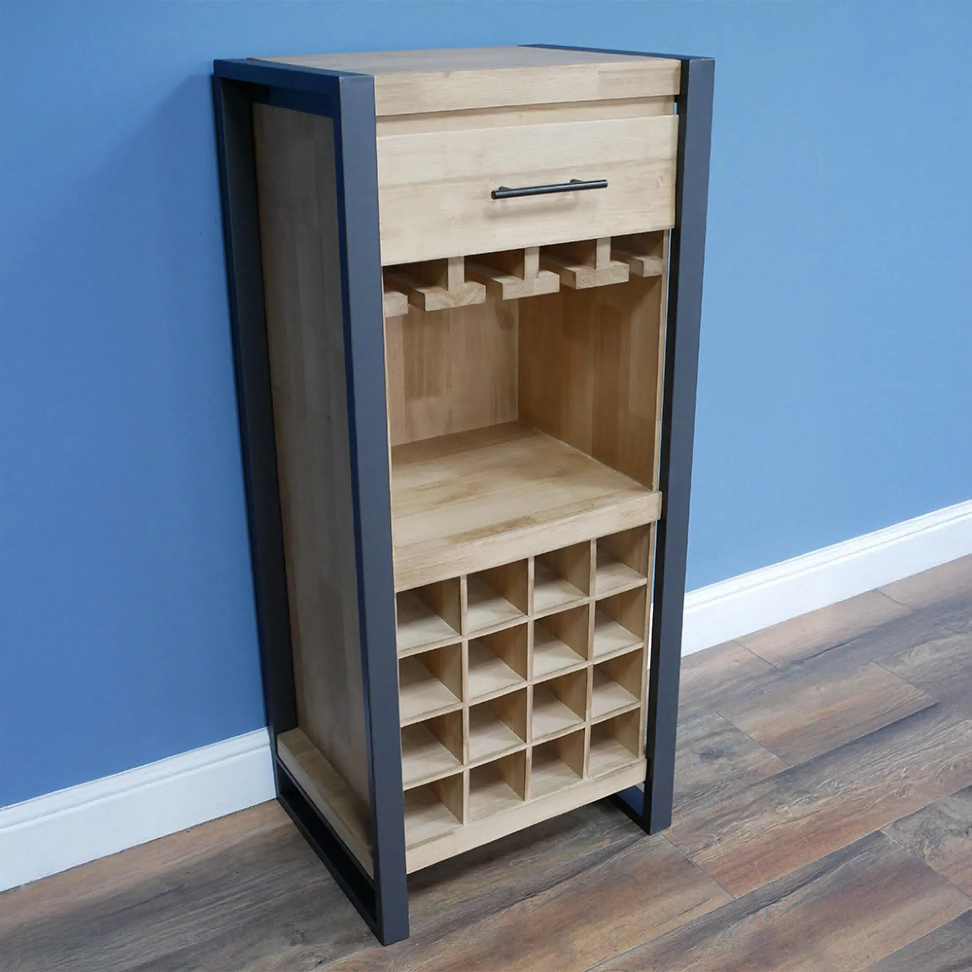 1 Drawer Bar Cabinet - Wood