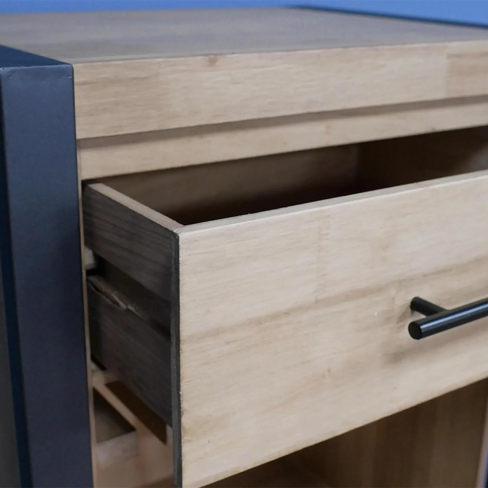 1 Drawer Bar Cabinet - Wood