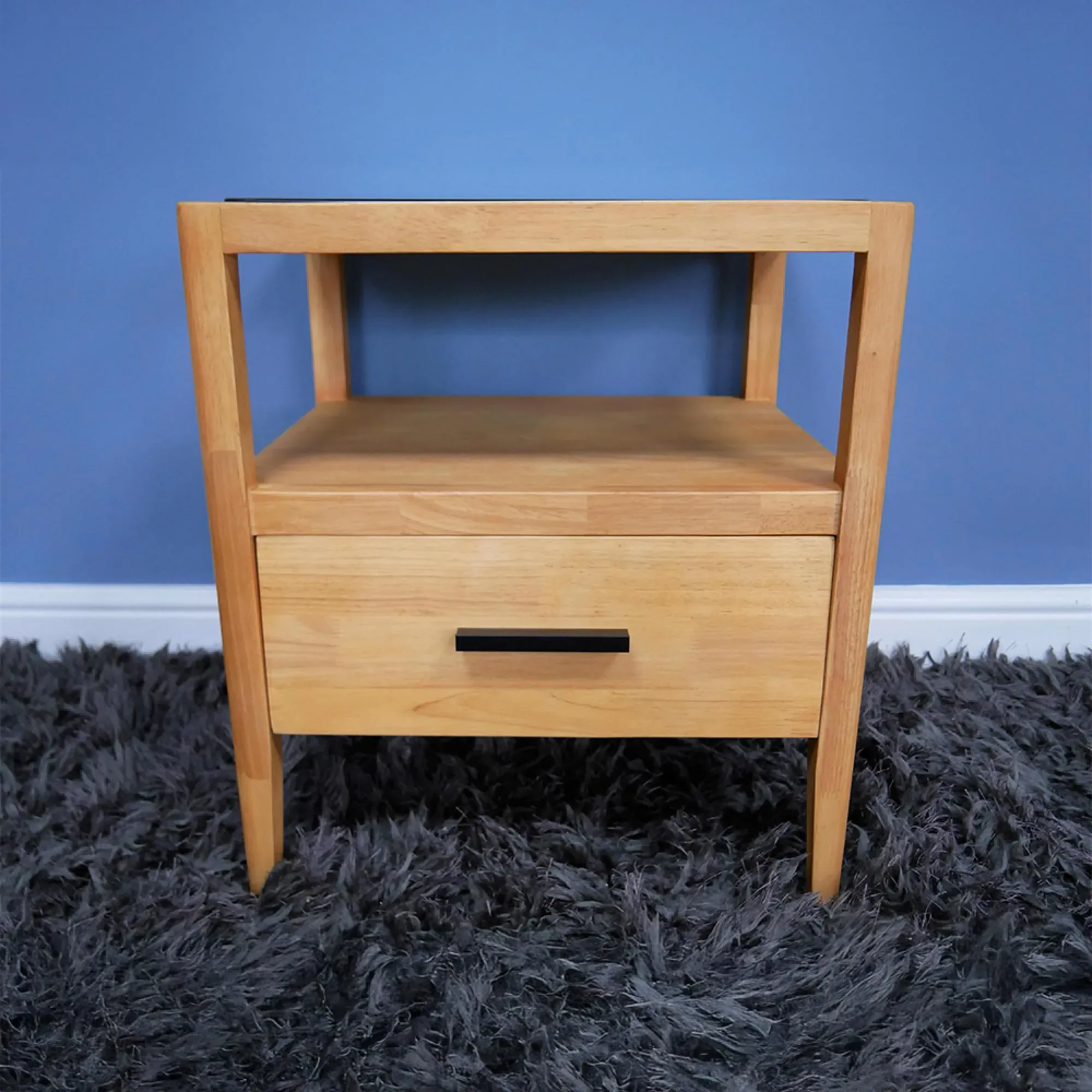 1 Drawer Bedside Cabinet - Brown, Wood