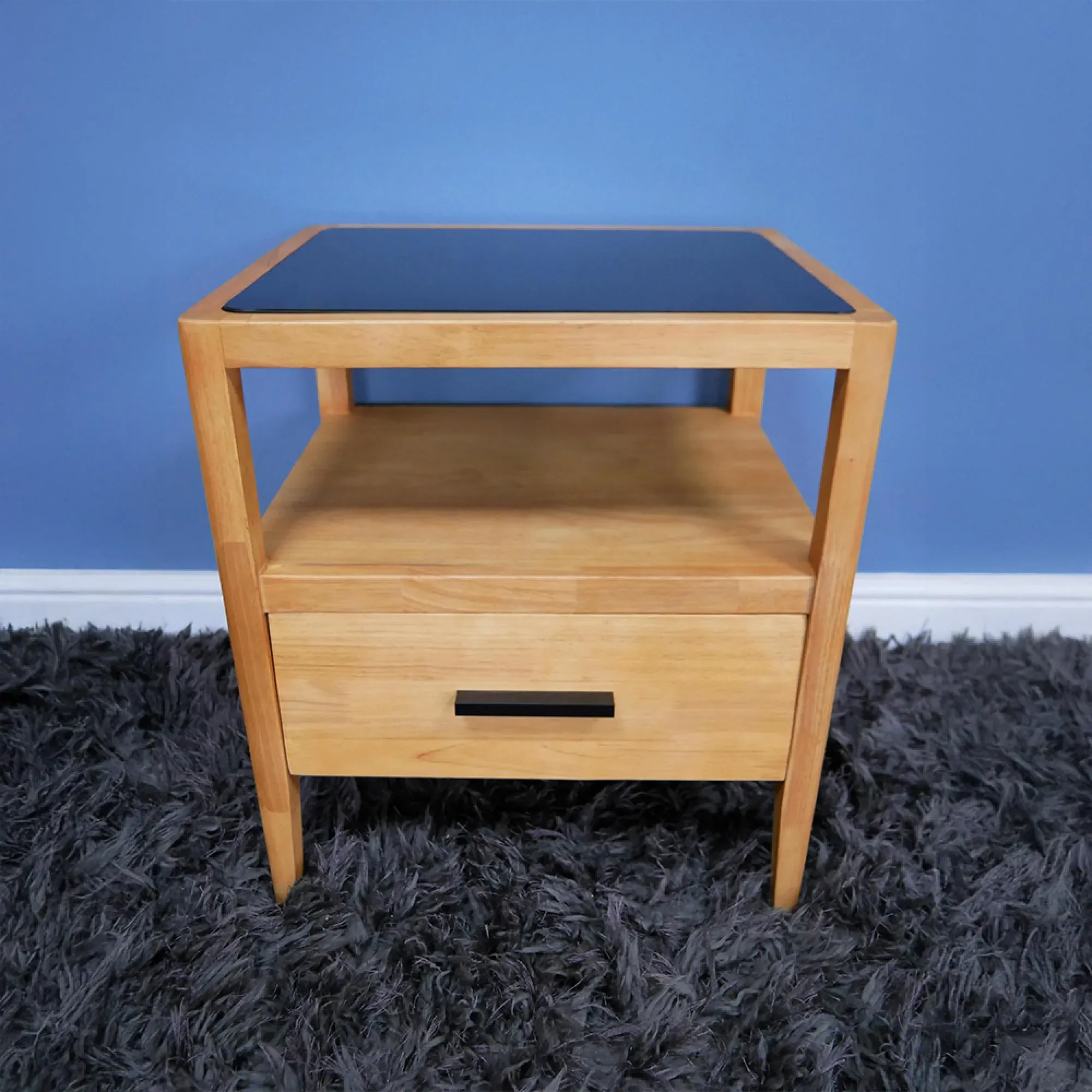 1 Drawer Bedside Cabinet - Brown, Wood