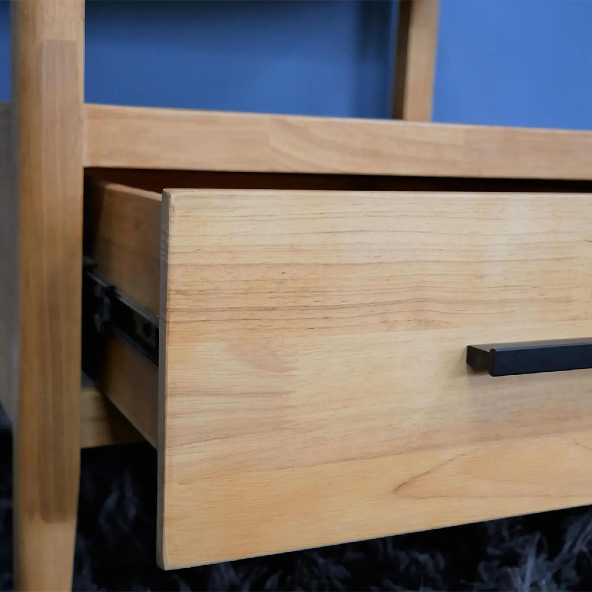 1 Drawer Bedside Cabinet - Brown, Wood