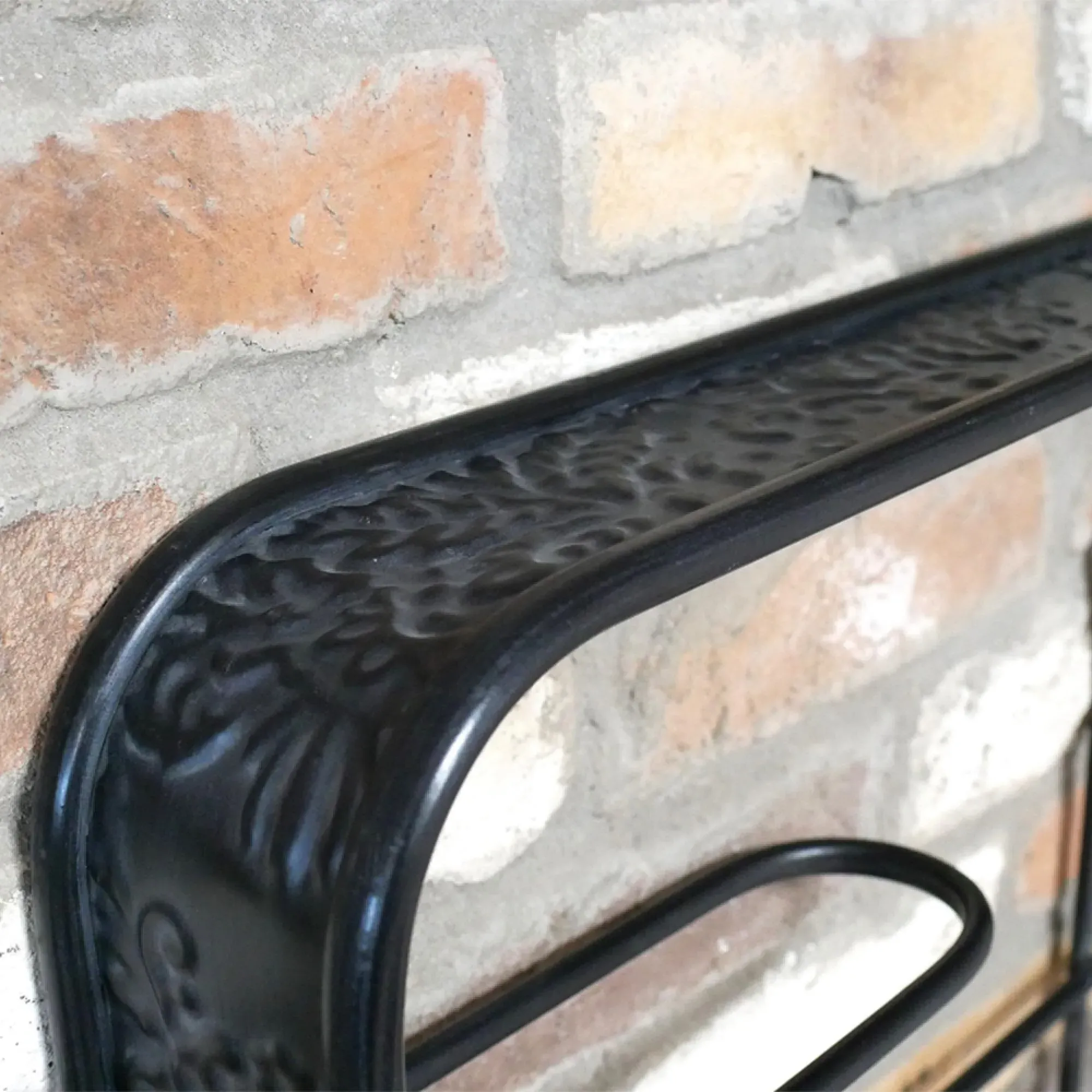 10 Bottle Wine Holder - Black, Metal