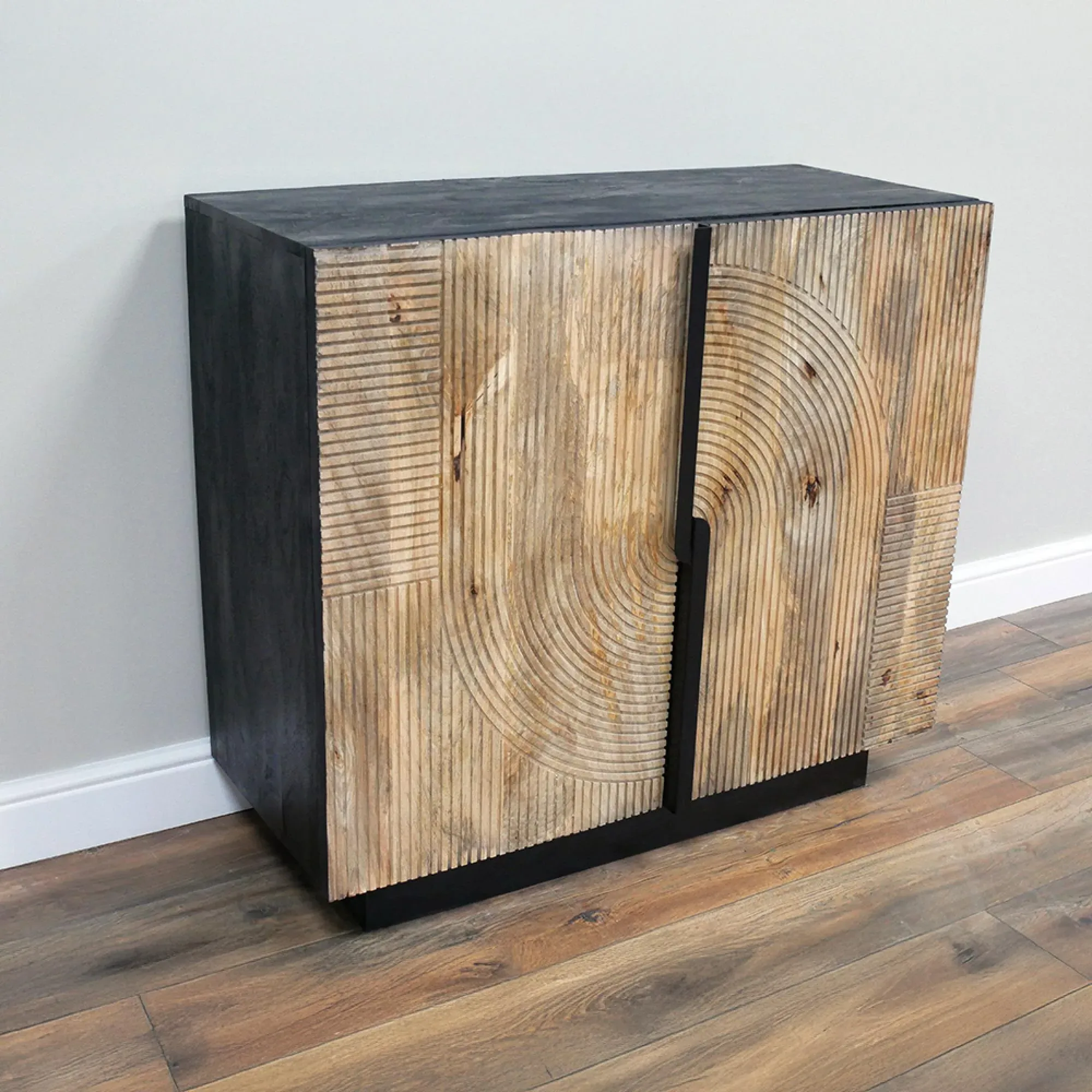 2 Door Wine Cabinet - Mango Wood