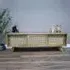 3 Door TV Unit - Acacia Wood, Rattan