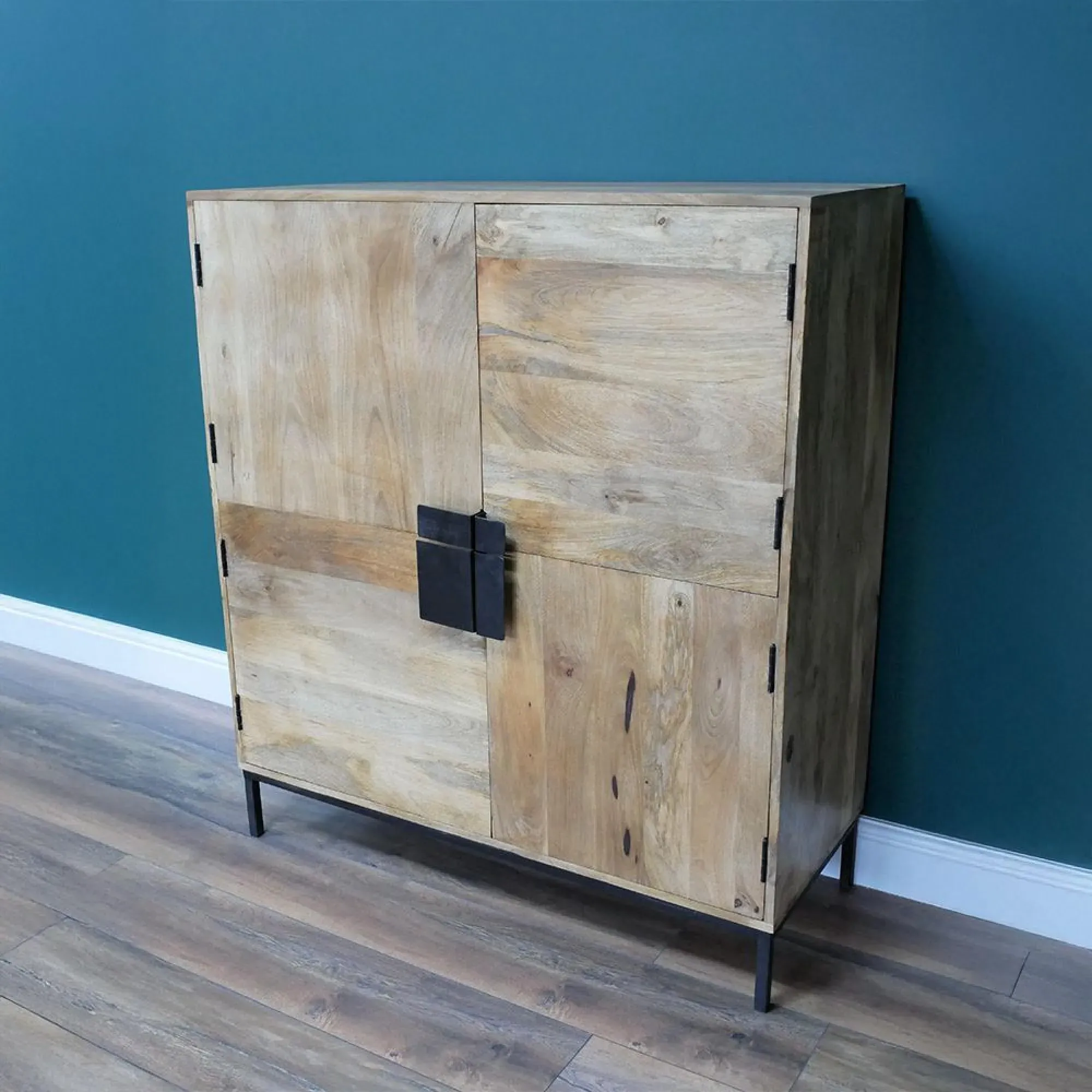 4 Door Cabinet - Mango Wood