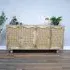 4 Door Large Sideboard - Wood, Rattan