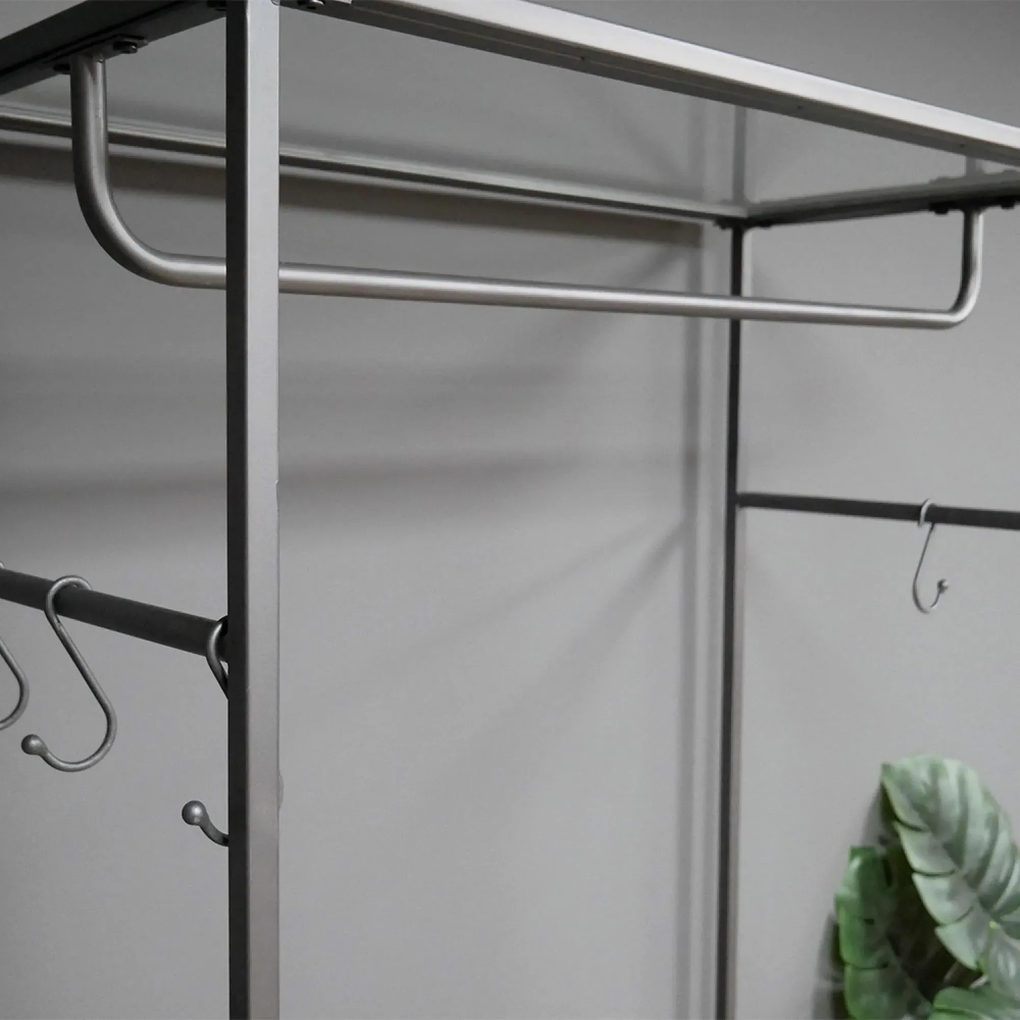 4 Drawer Hall Stand - Wood, Metal