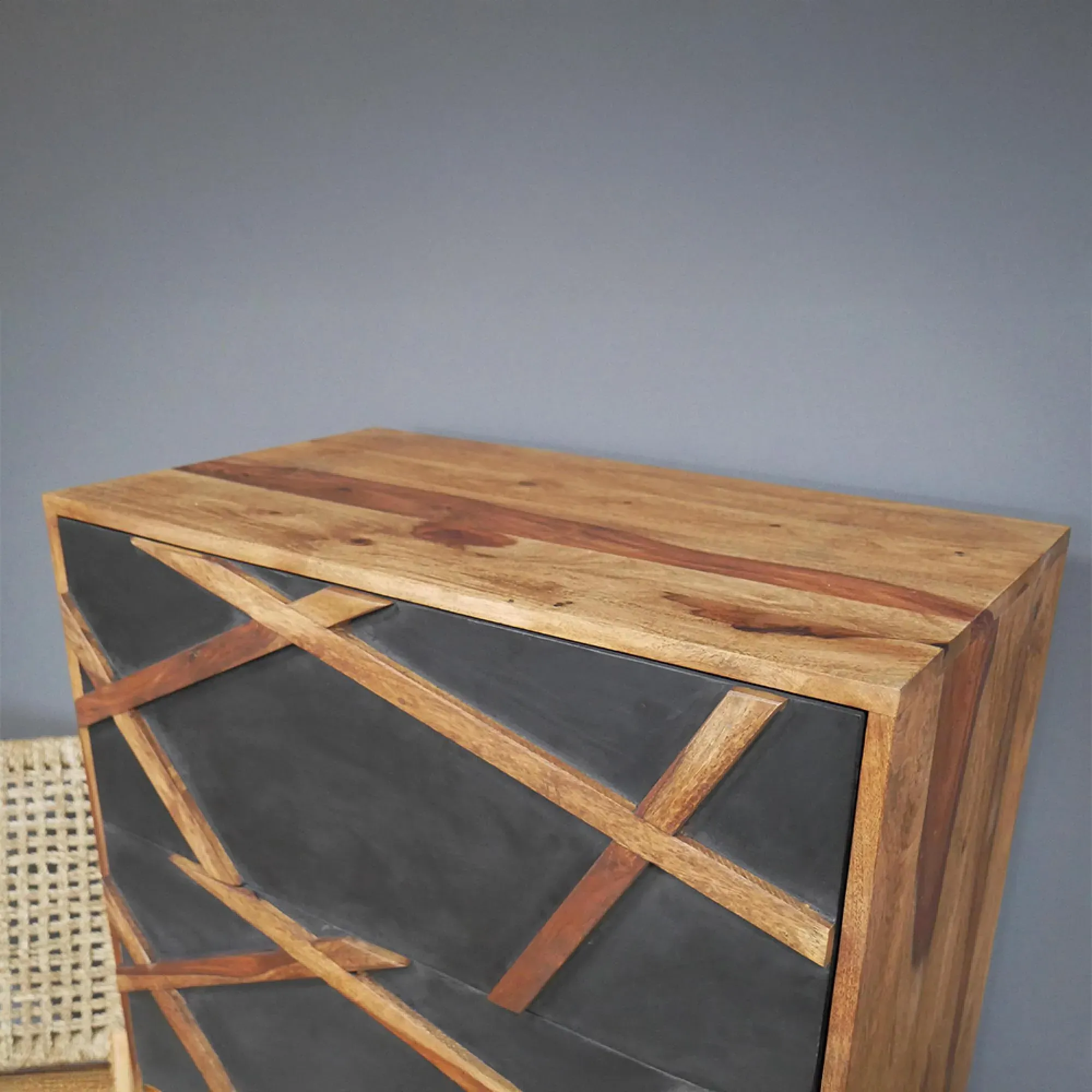 4 Drawer Tallboy Chest - Sheesham Wood