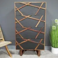 4 Drawer Tallboy Chest - Sheesham Wood