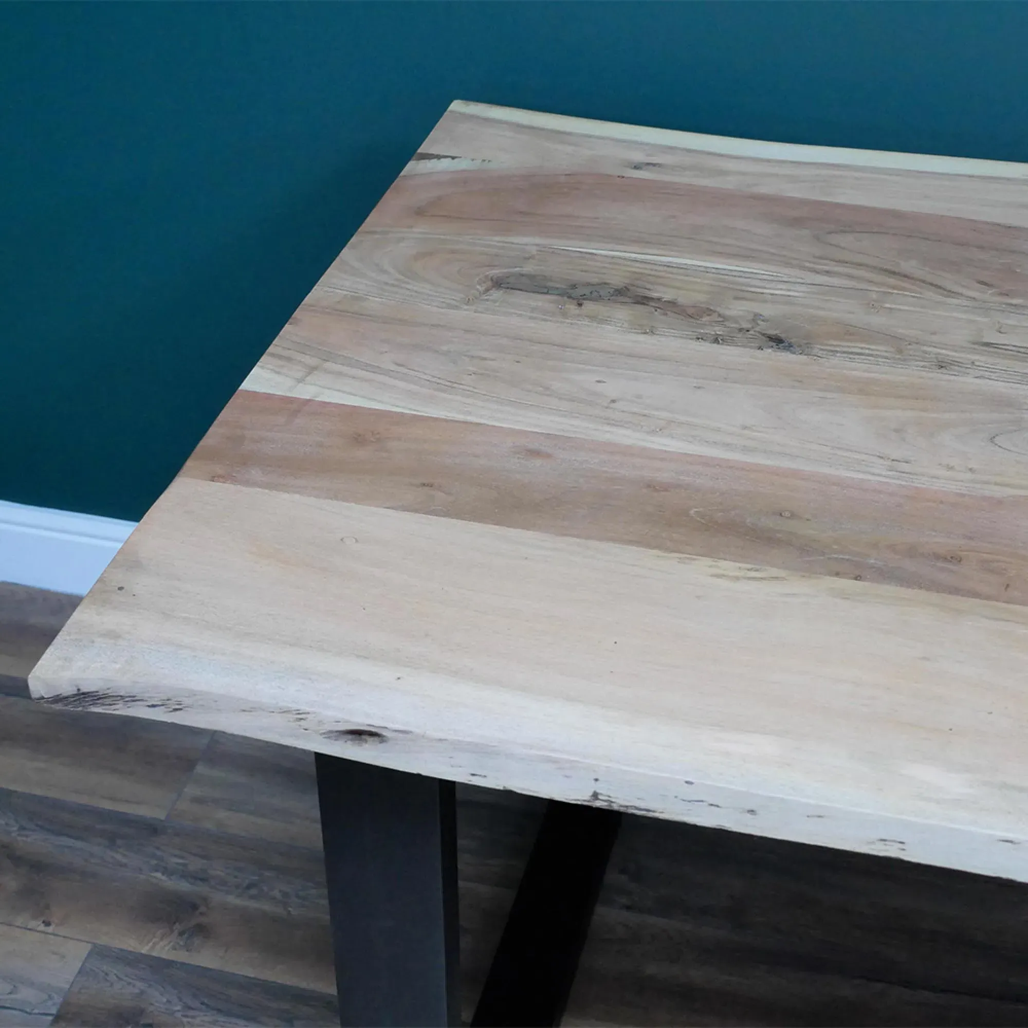 6 Seater Acacia Wood Dining Table - 160cm