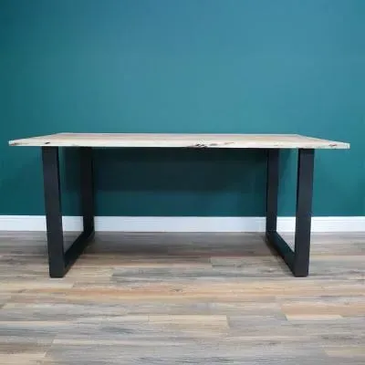 6 Seater Acacia Wood Dining Table - 160cm image