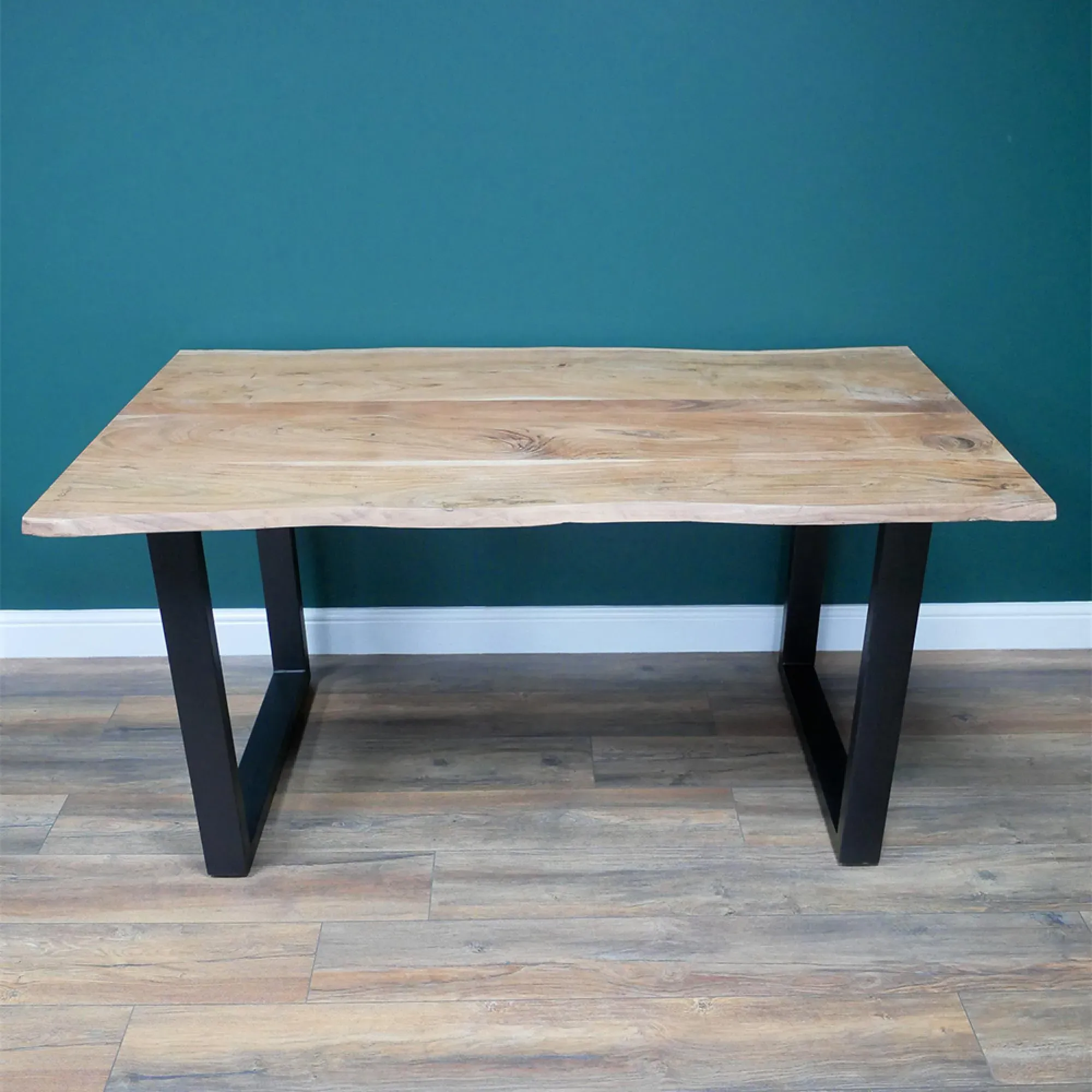 6 Seater Acacia Wood Dining Table - 180cm