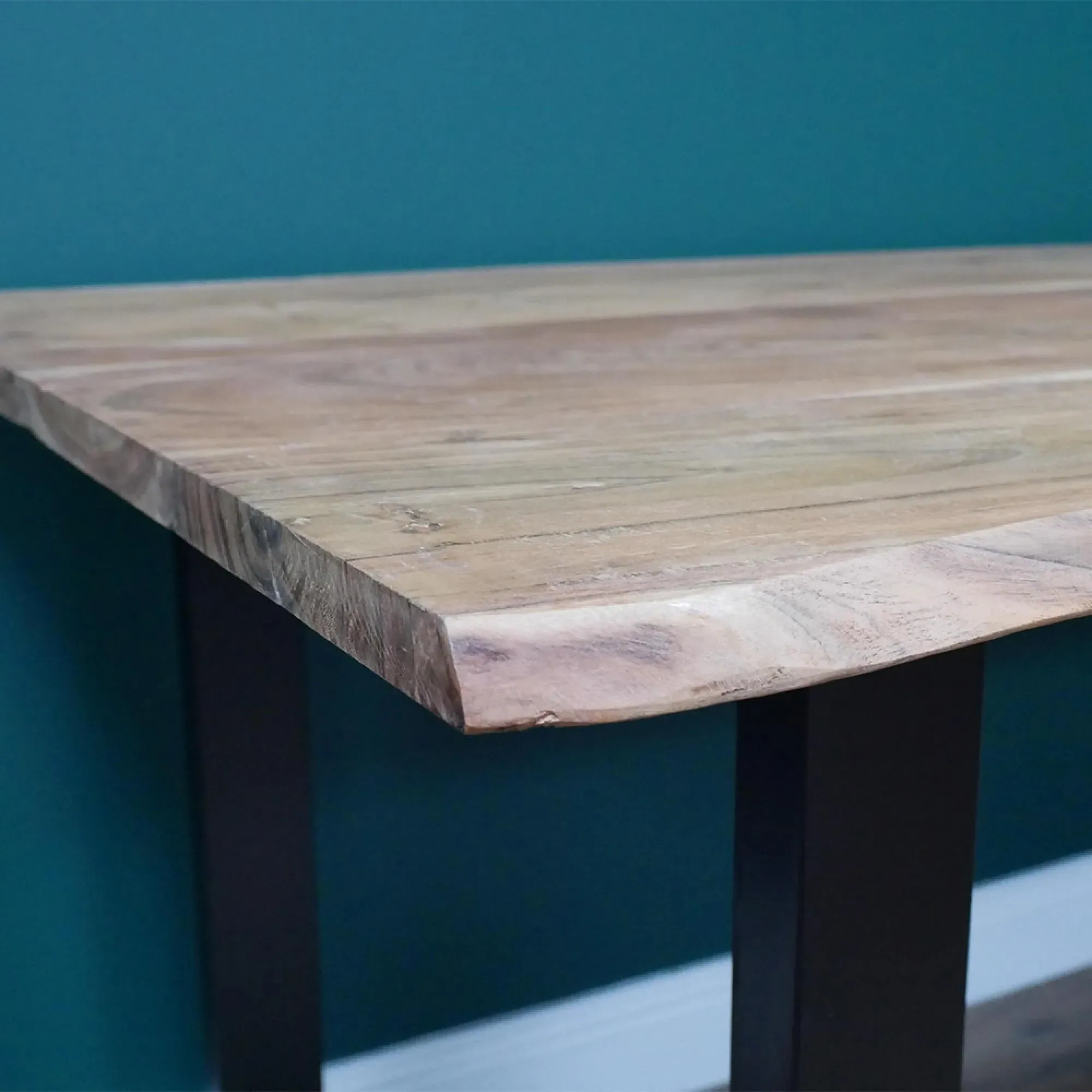 6 Seater Acacia Wood Dining Table - 180cm