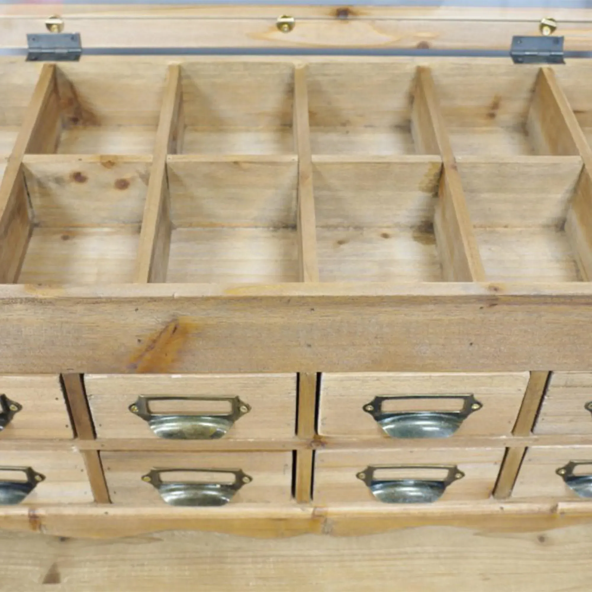 8 Drawer Storage Unit - Wood