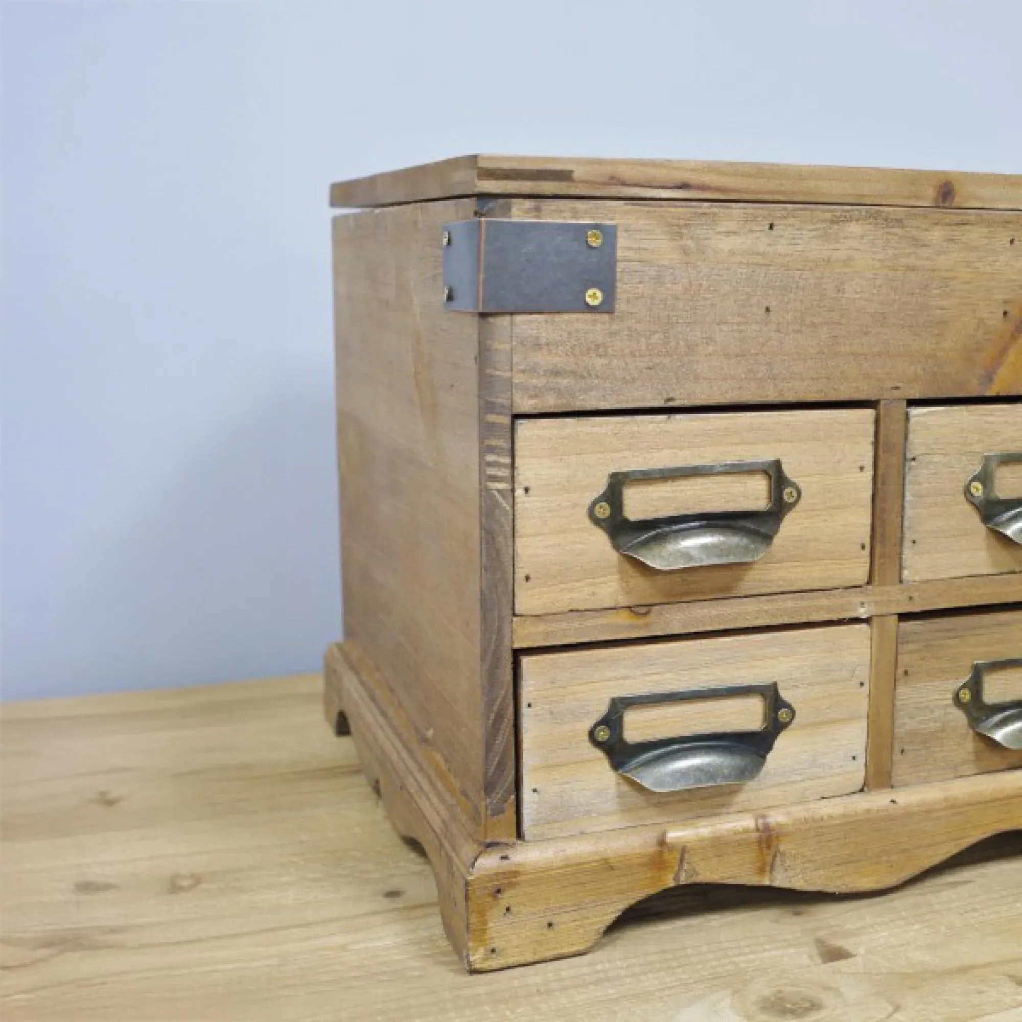8 Drawer Storage Unit - Wood