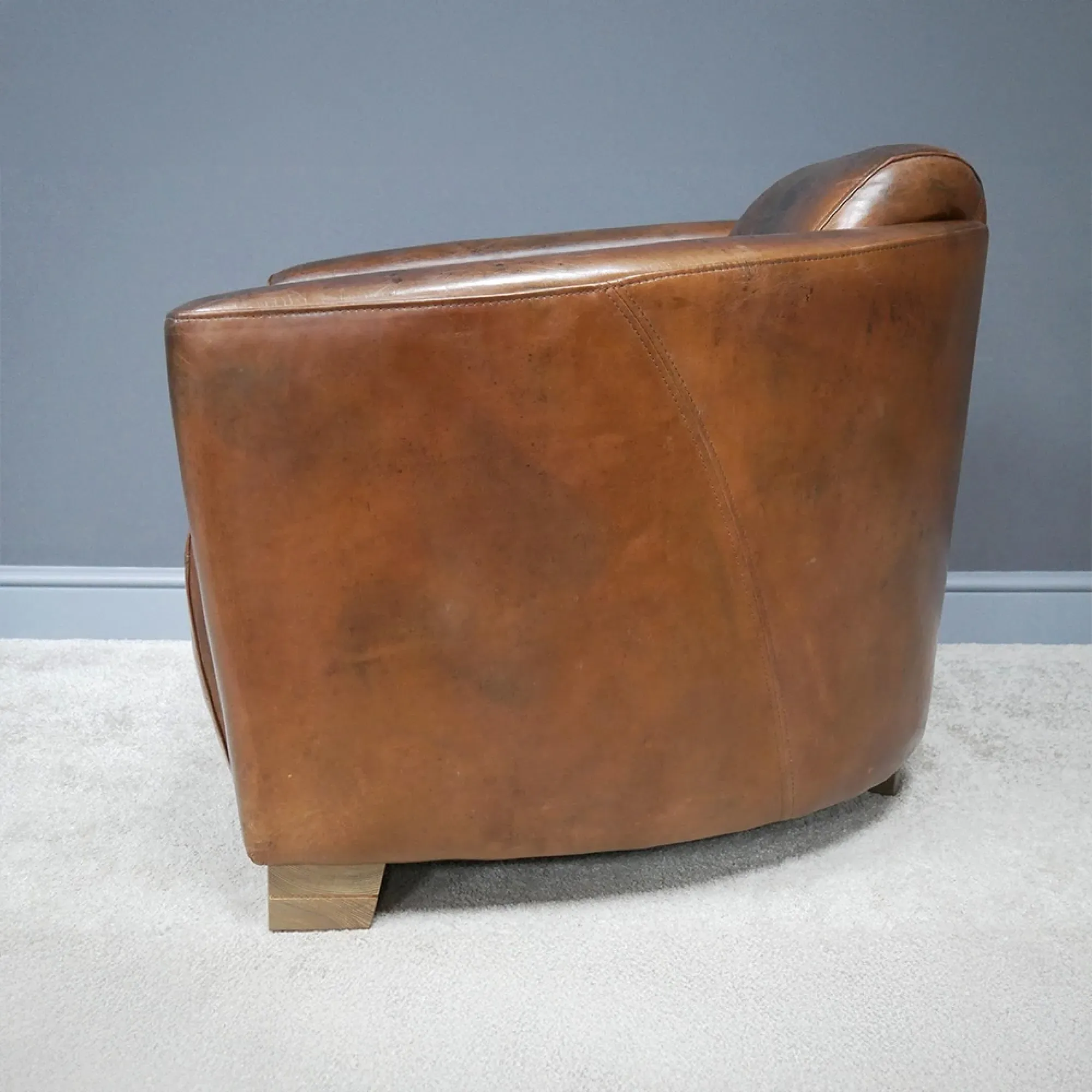 Accent Chair - Brown, Leather