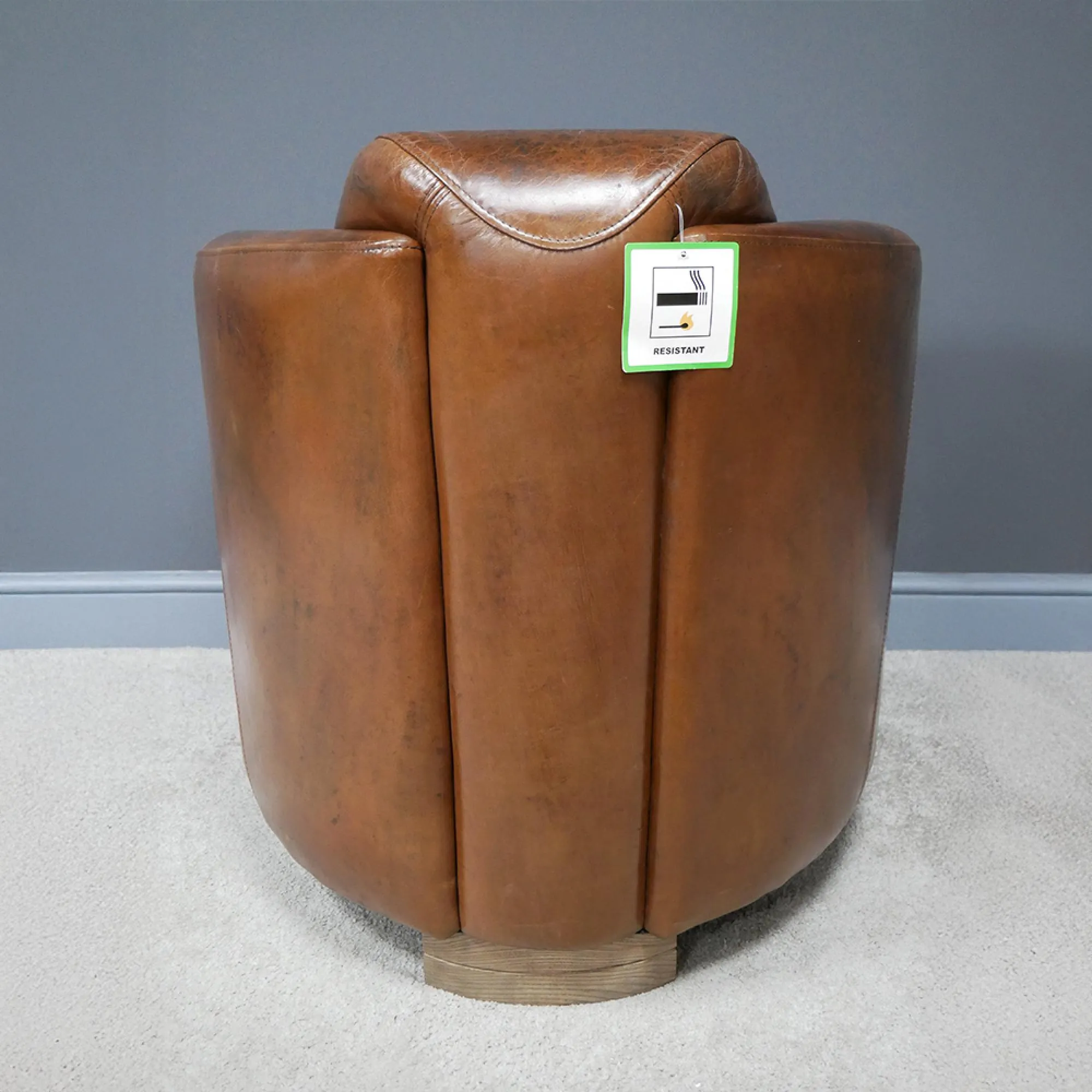 Accent Chair - Brown, Leather