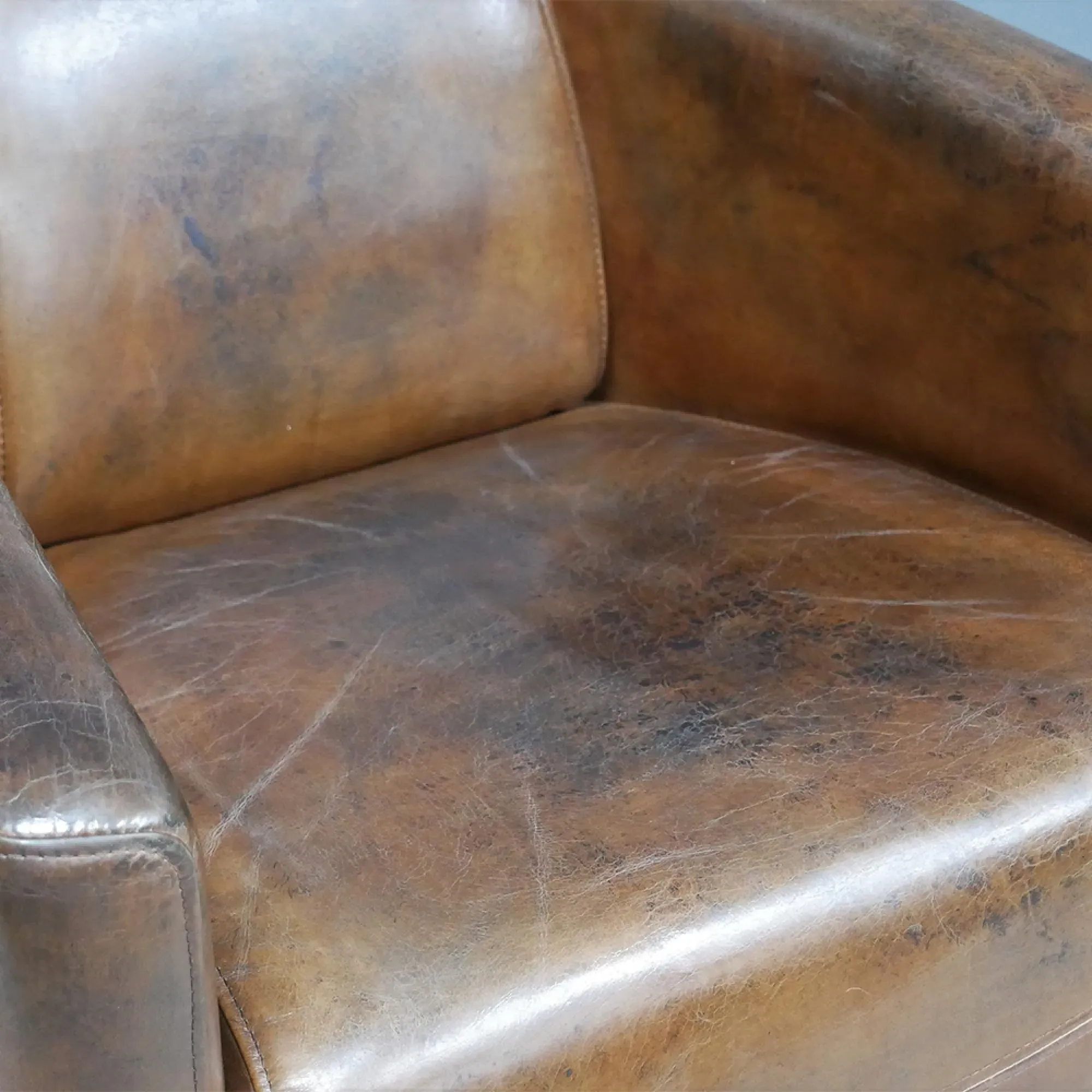 Accent Chair - Brown, Leather