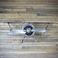 Aeroplane Wall Decoration - Grey