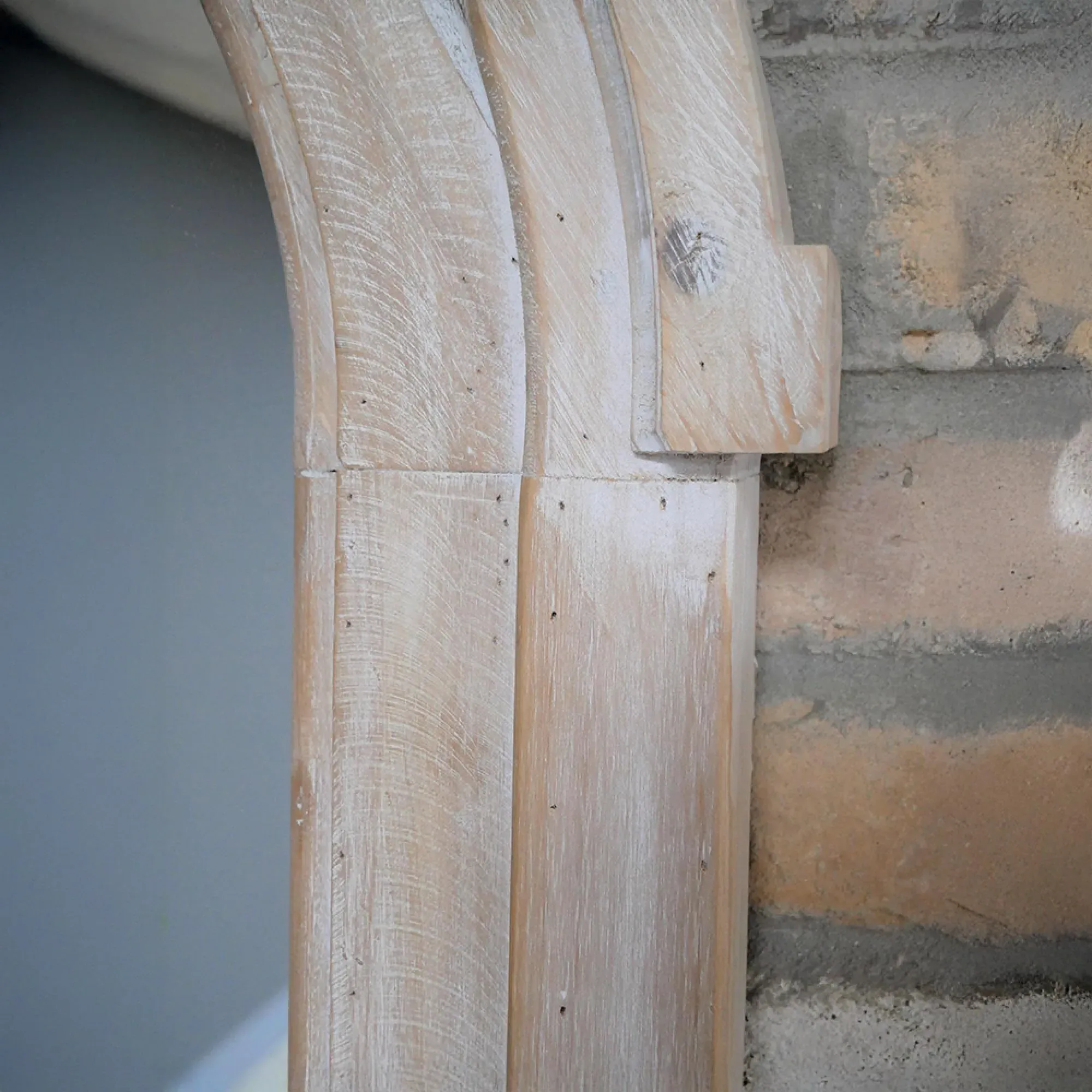 Arch Large Mirror - Fir Wood Frame