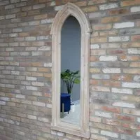 Arch Large Mirror - Fir Wood Frame