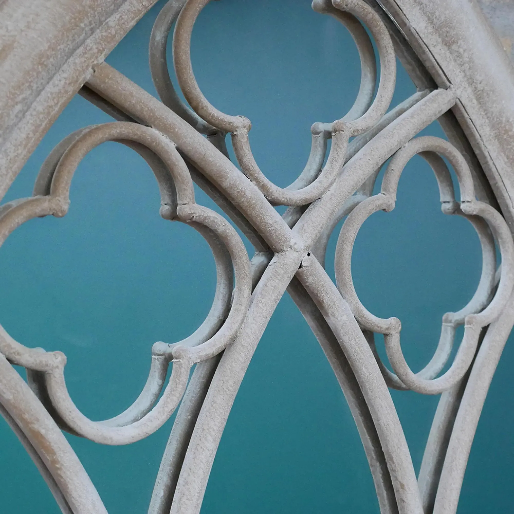 Arch Mirror - Beige, Metal