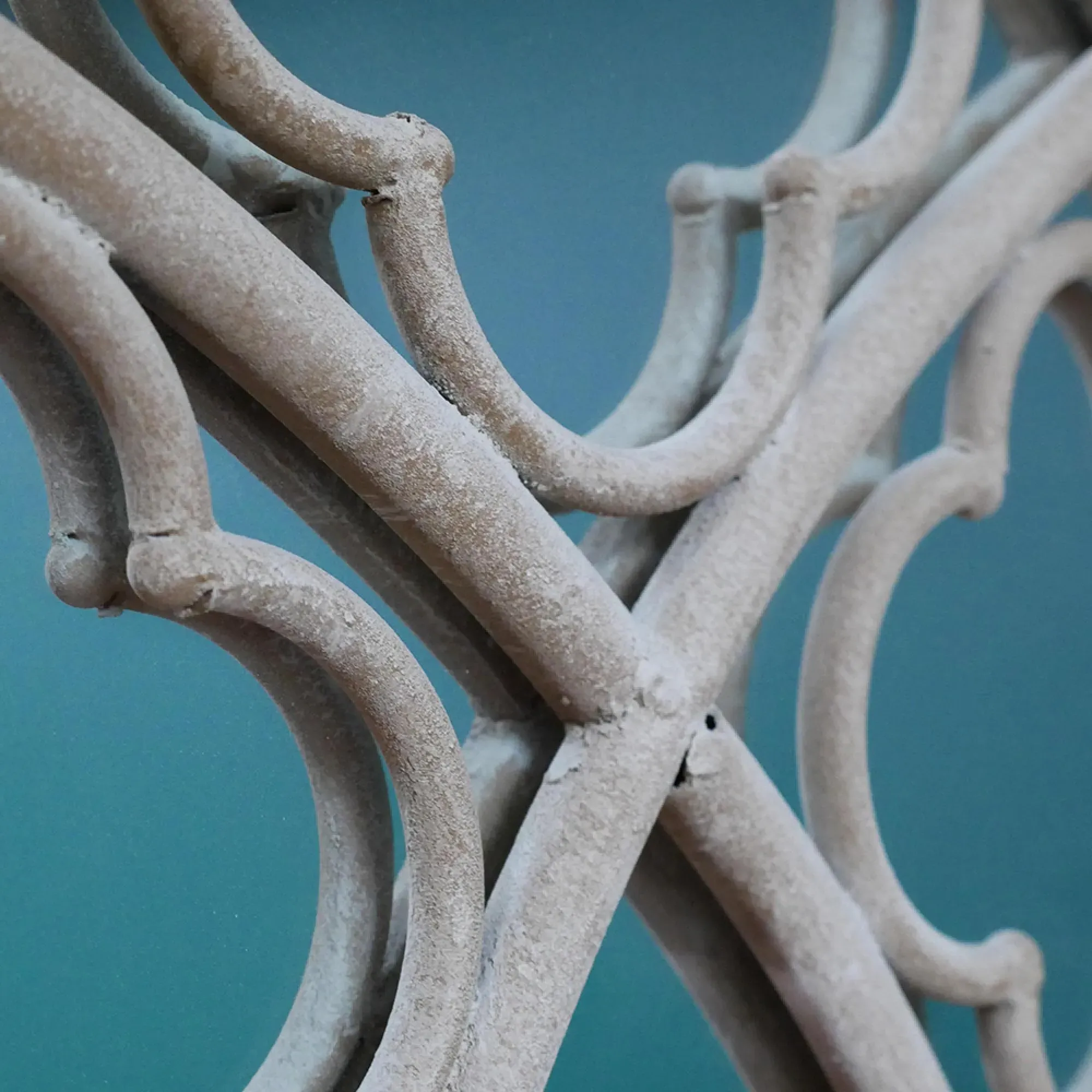 Arch Mirror - Beige, Metal