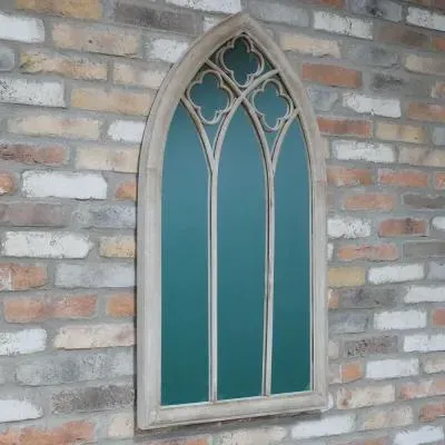 Arch Mirror - Beige, Metal image