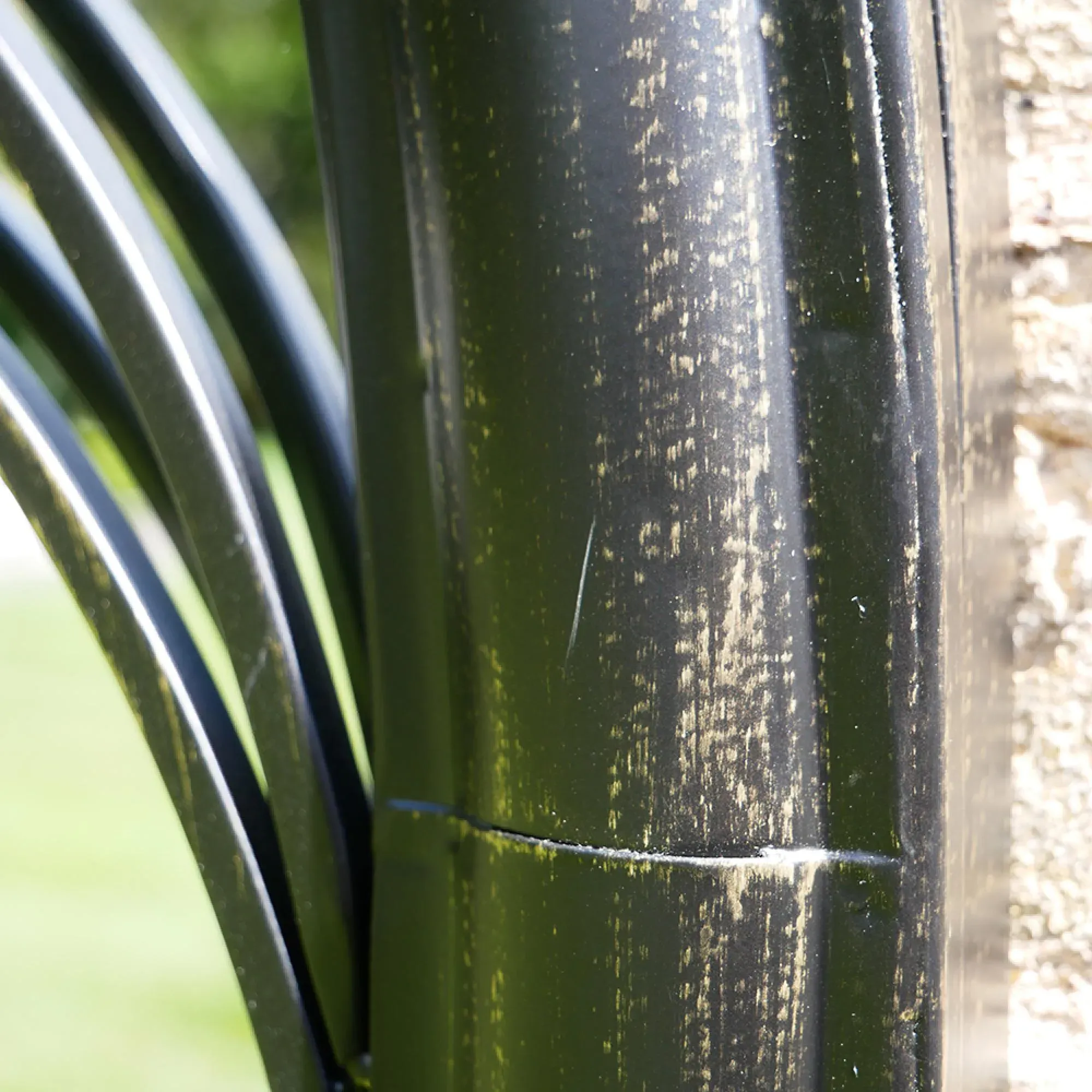 Arch Outdoor Mirror - Black, Metal