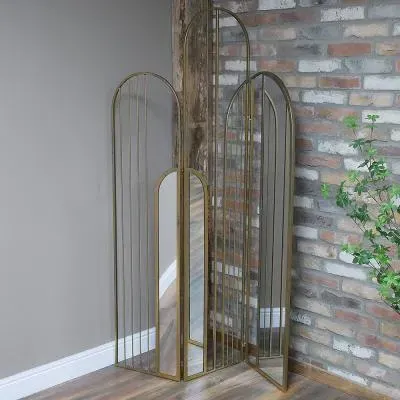 Arch Standing Mirror - Bronze image