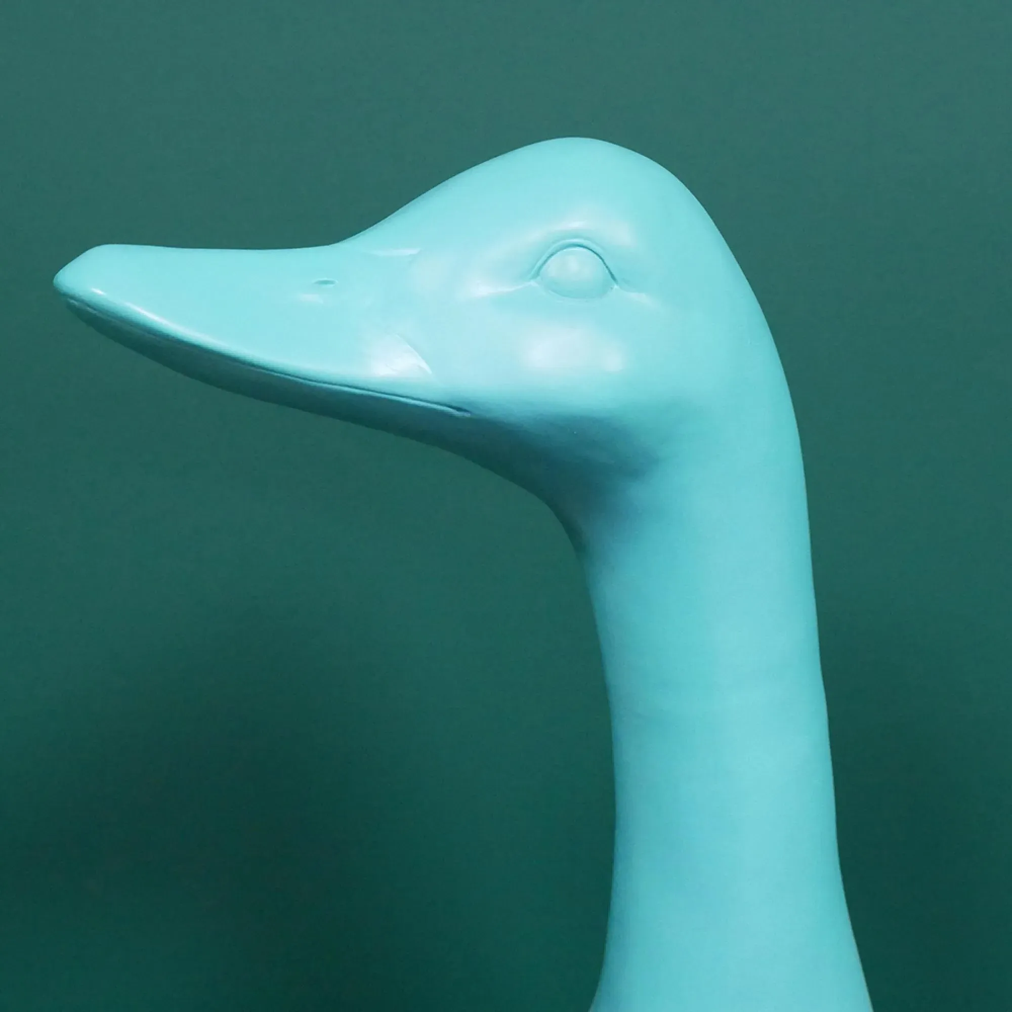 Big Blue Duck Statue - Blue