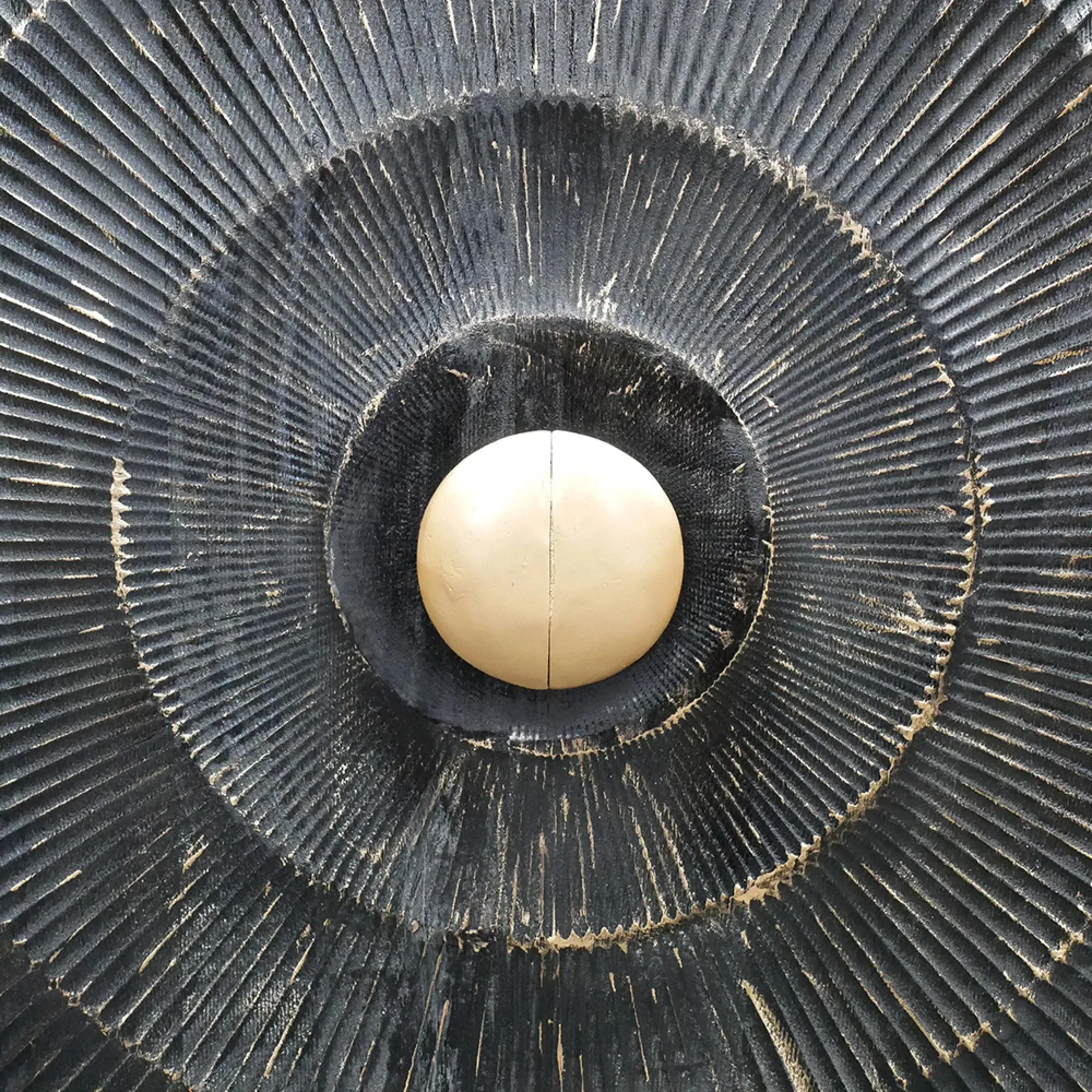 Black Mango Wood Bar Counter