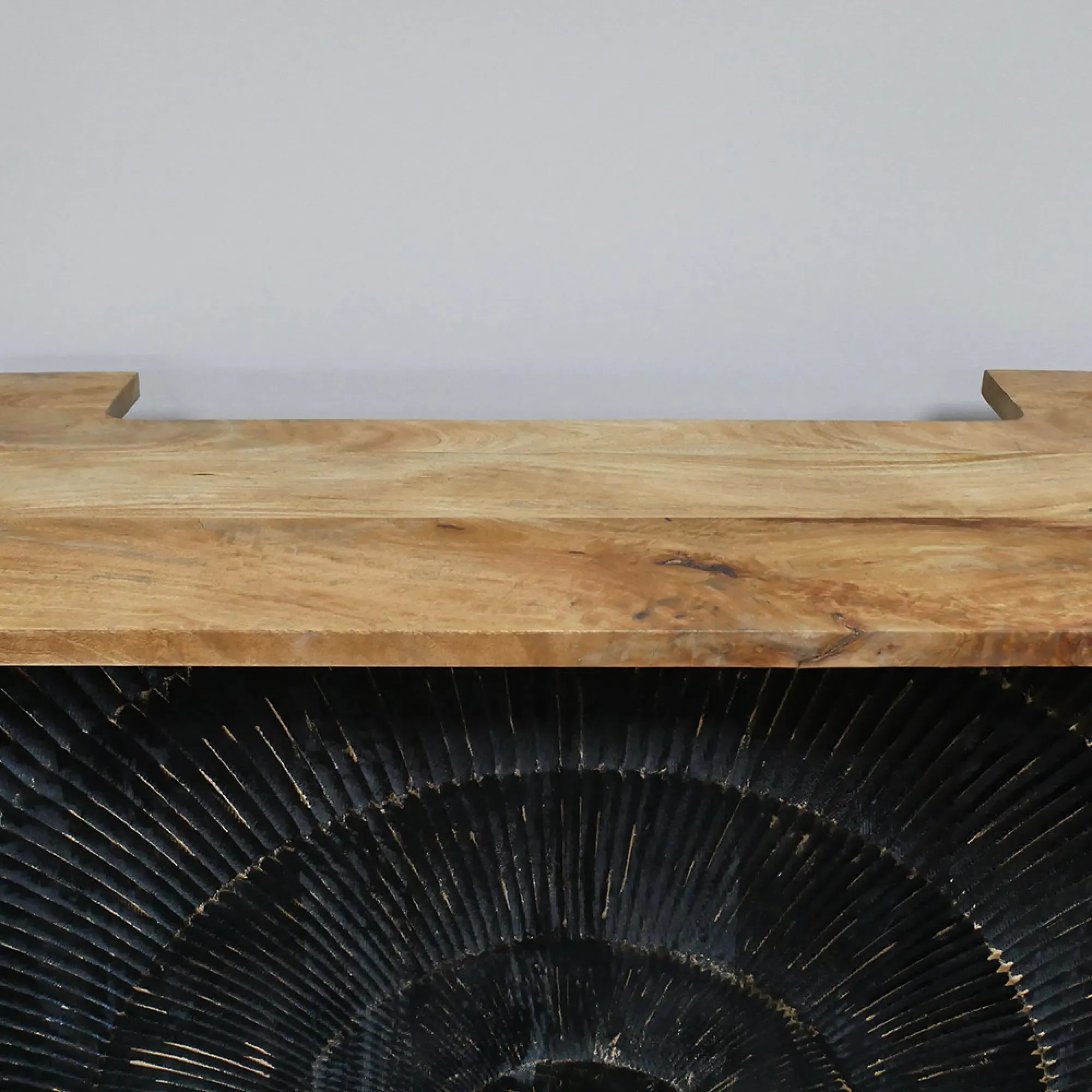Black Mango Wood Bar Counter