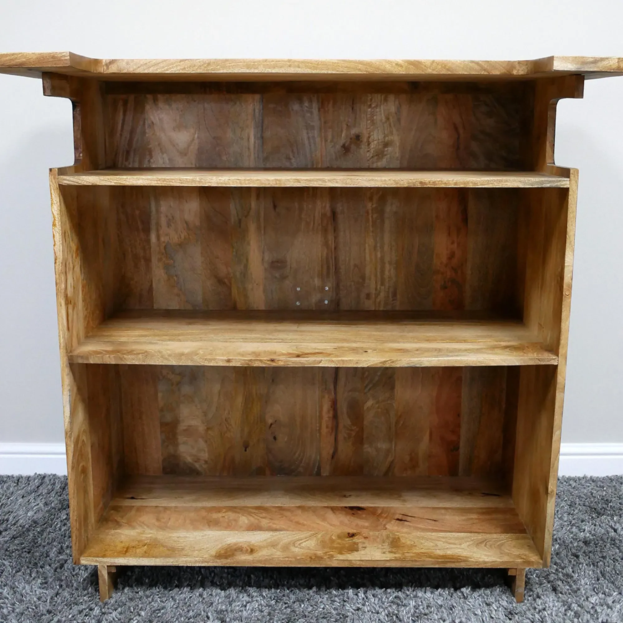 Black Mango Wood Bar Counter