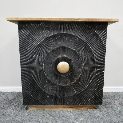 Black Mango Wood Bar Counter image