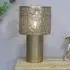 Brushed Gold Table Lamp - Set of 2