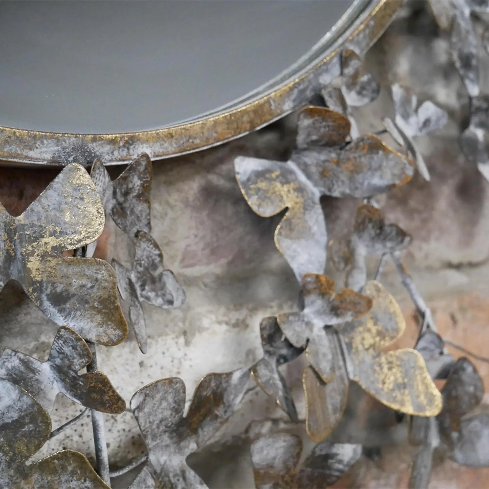 Butterfly Metal Mirror - Set of 2