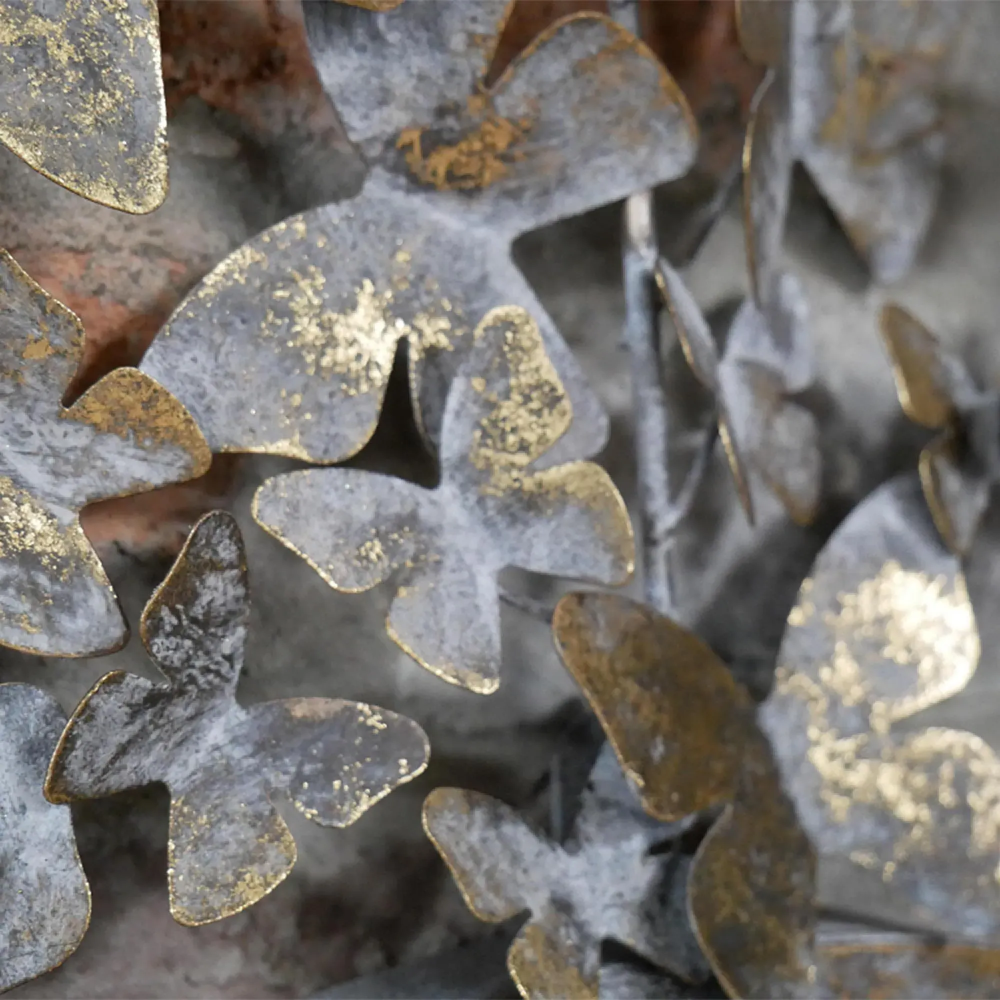 Butterfly Metal Mirror - Set of 2