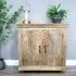 Carved 2 Door Sideboard - Mango Wood