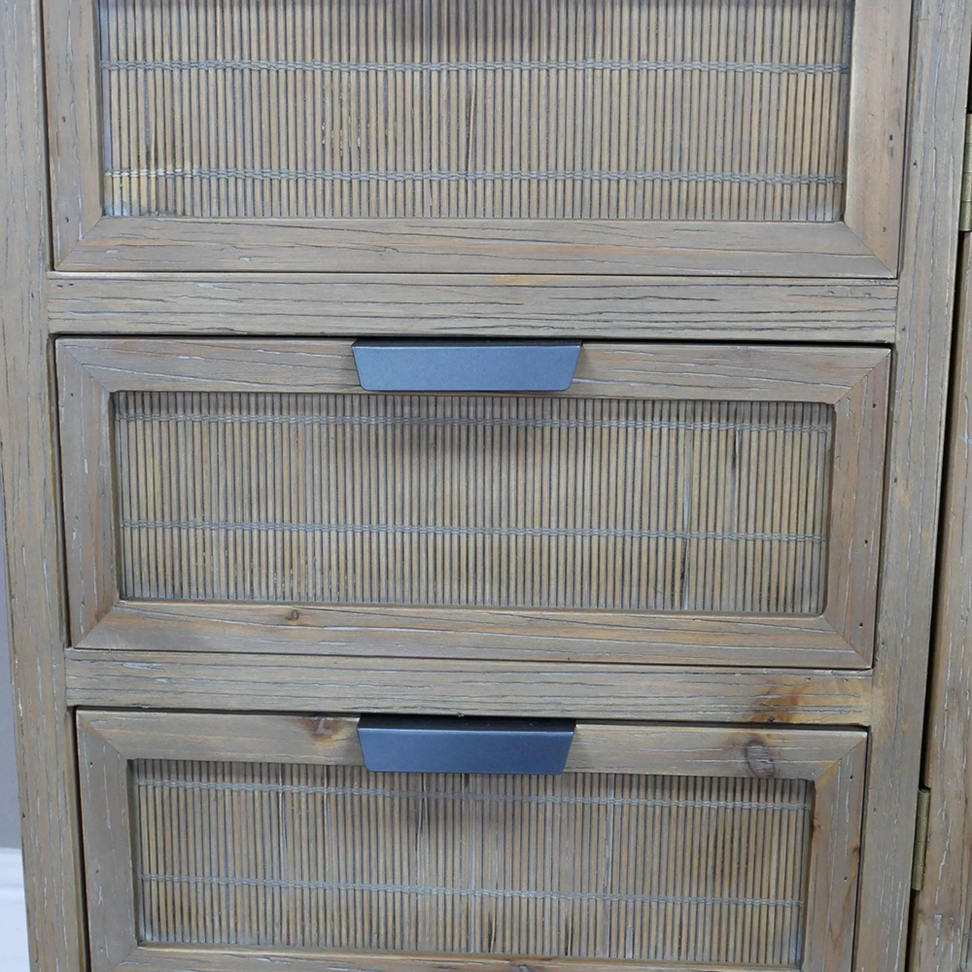 Distressed 2 Door Medium Sideboard - Rustic